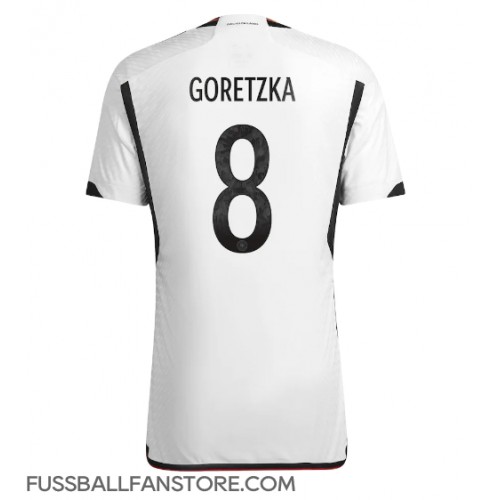 Deutschland Leon Goretzka #8 Replik Heimtrikot WM 2022 Kurzarm